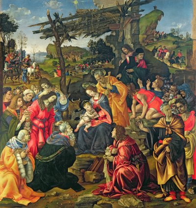 賢者の礼拝、1496 作： Filippino Lippi